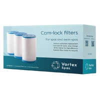 Vortex Cam Lock Filter 215 x 125mm (2x Pleated & 1x Purezone) Box Set