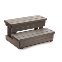 HotSpring® 2 tier Spa Steps Everwood Step (Coastal Grey)