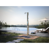Miami Freestanding Outdoor Shower. Stainless Steel