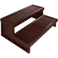 Jacuzzi® Two Tier Spa Steps - Mahogany (J500 Series)