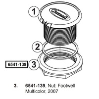 Jacuzzi® J-400™ Cupholder Footwell Nut