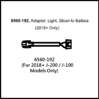 Jacuzzi® J-100™ / J-200™ Light Adapter Sloan to Balboa