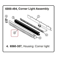 Jacuzzi® J-400™ Corner Light Housing