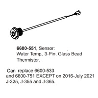 Jacuzzi® Sensor Assy 3-pin Water Temp (2016-2017)