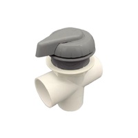 Balboa® / Hydroair Diverter Valve 50mm Grey