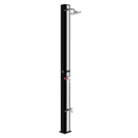 35L Solar Shower black & silver 