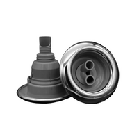 127mm (5") Edgetec® Twin Spin Exhilarator SS Jet Grey