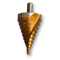 Step drill bit to 50mm for Venturi switch replacement