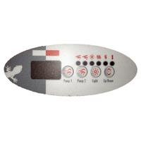 Gecko TSC-9 / K-9 4 Button Touch Pad Sticker