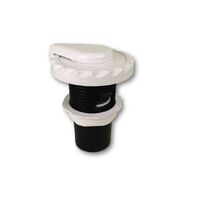 Waterway Venturi Air Control 1 White (Scalloped)